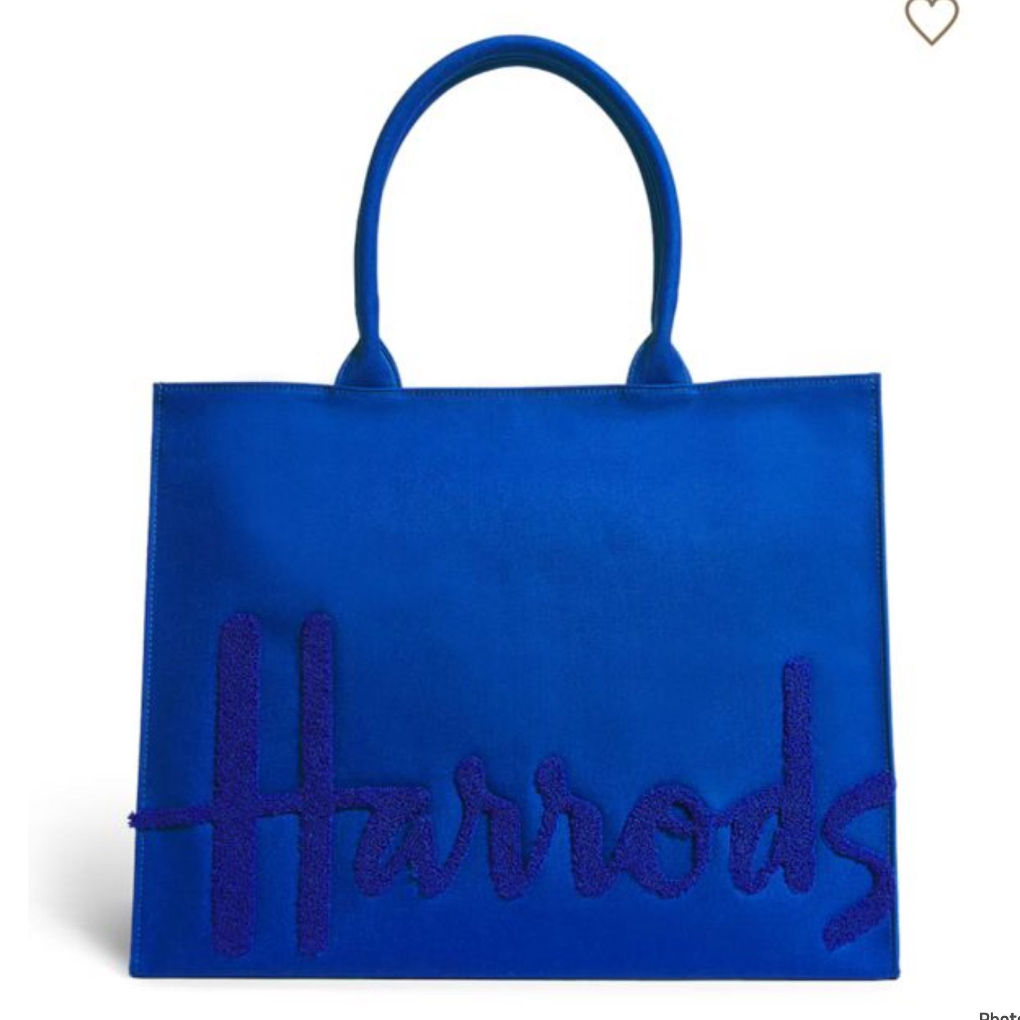 Harrods Tote Bag - Prussian Blue - Large