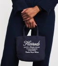 Harrods Grab Bag - Navy - Mini