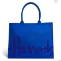 Harrods Tote Bag - Prussian Blue - Large