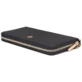 Tory Burch Wrislet Zip Continental - Black - Long Zip Around 74179