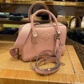Tory Burch Thea Web Satchel - Pink Moon - One Size 84777