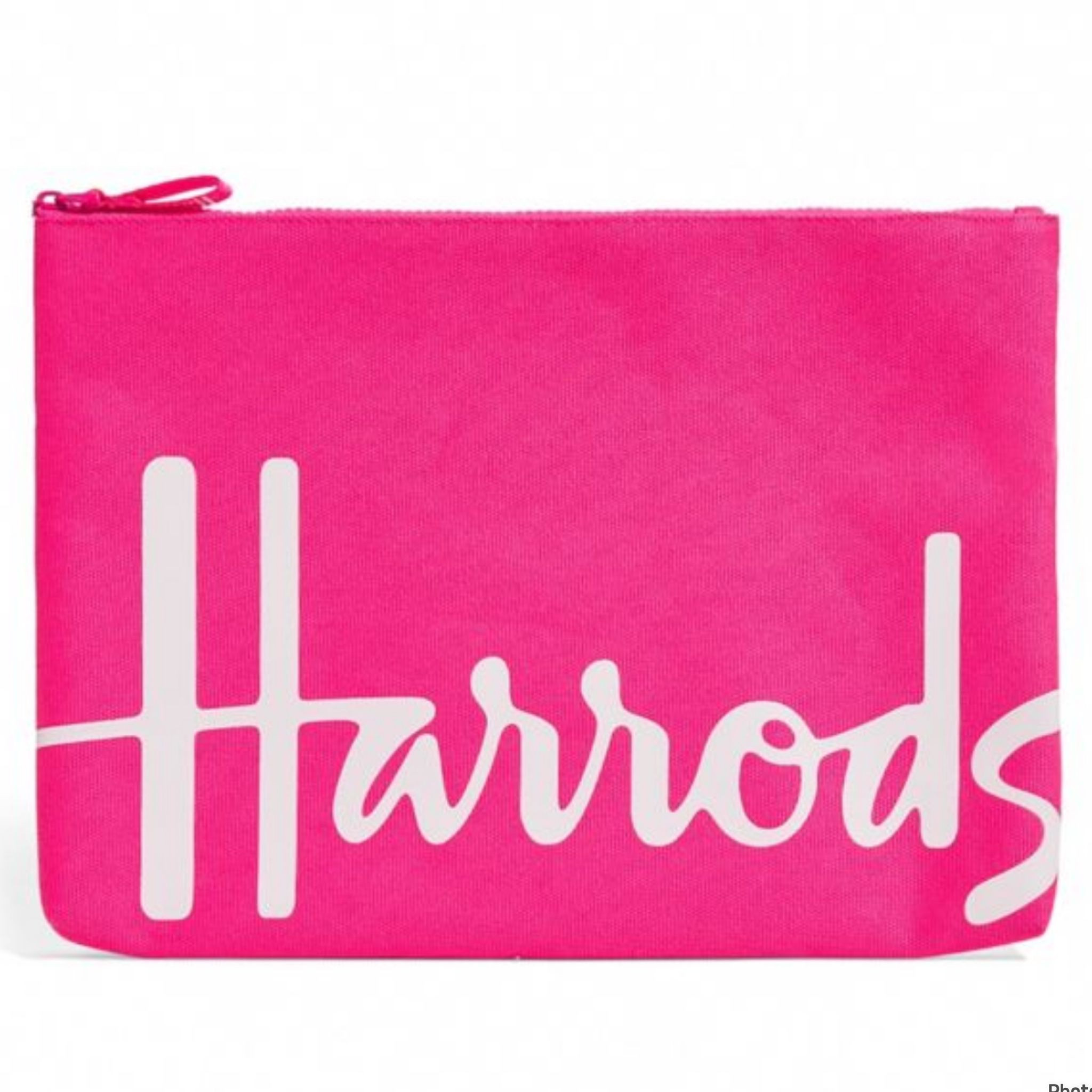 Harrods Pouch - Bright Pink - 7538286 / Large