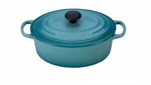 Le Creuset Classic Oval Casserole - Teal - 25 Cm