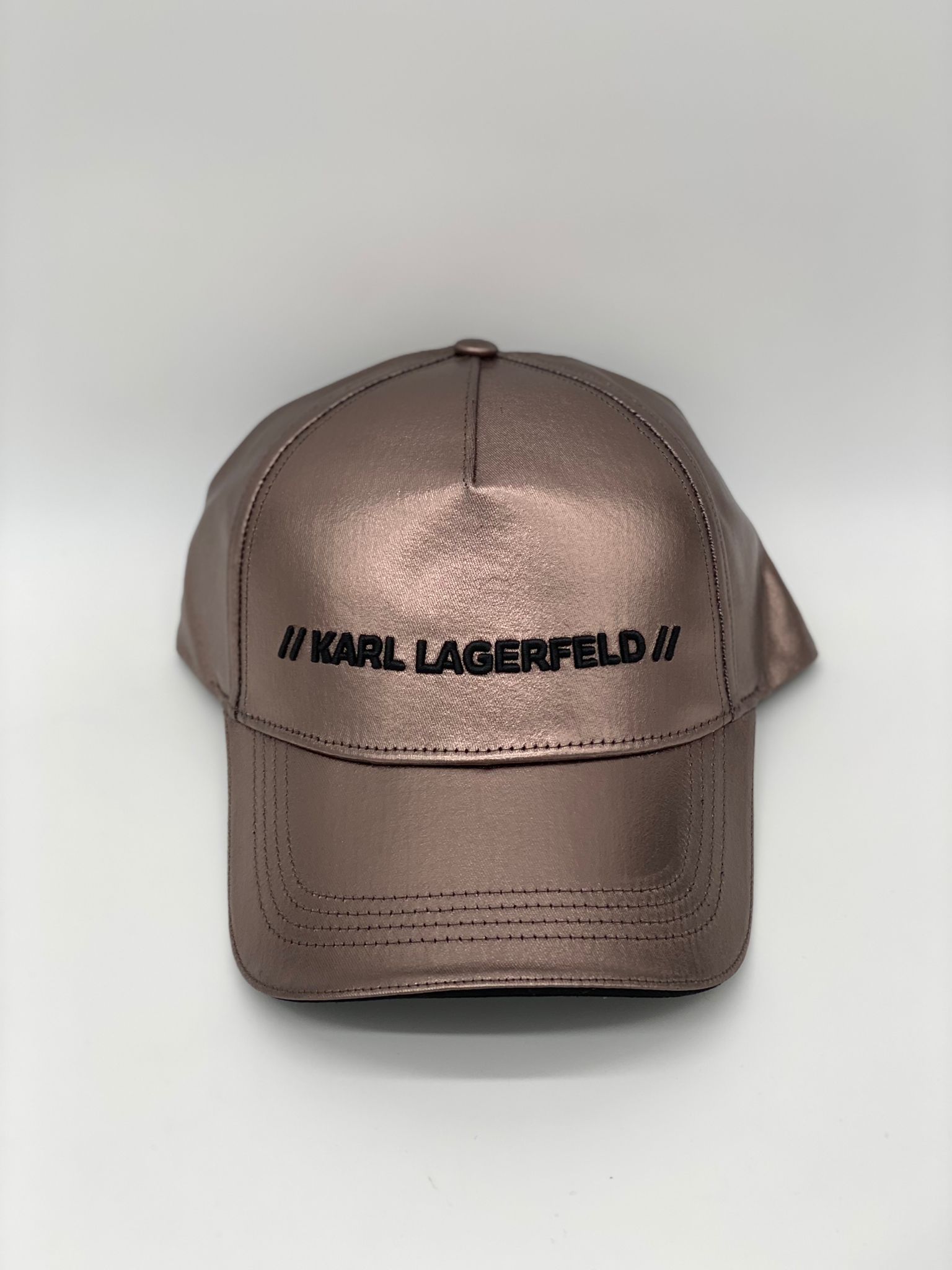 KARL LAGERFELD K/ATHLEISURE LOGO CAP