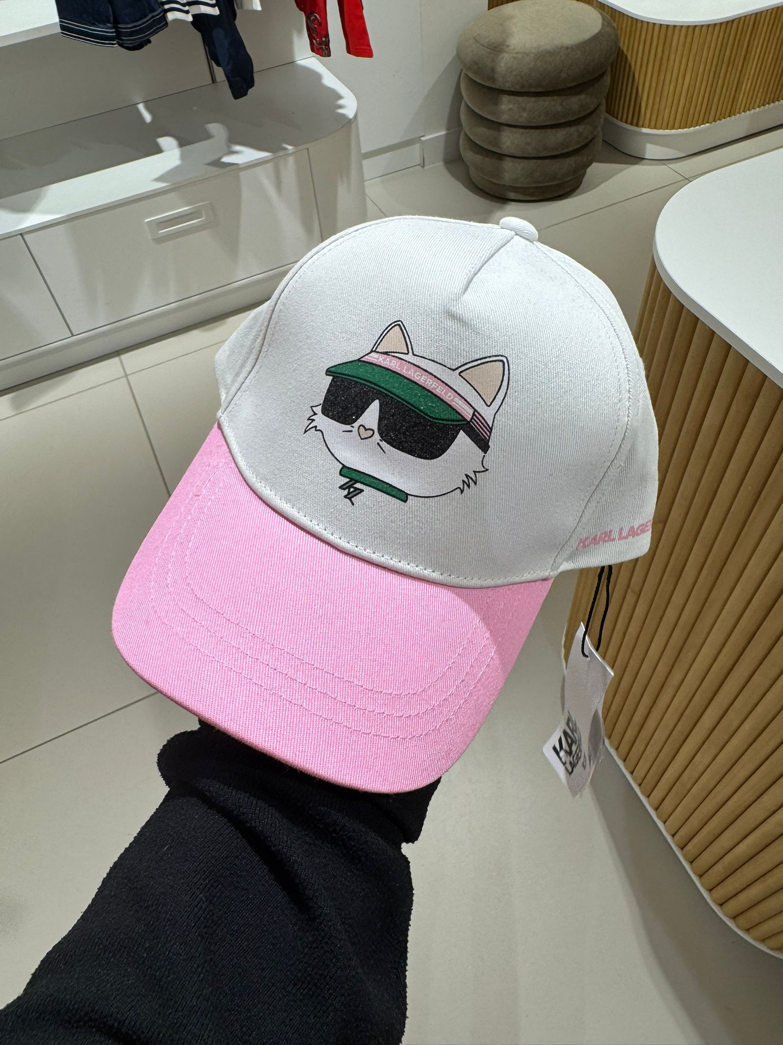 Karl Lagerfeld Kids/Adult Cap - Z30176 / White - Size 56