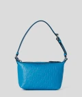 Karl Lagerfeld K/Kushion Emb Baguette Shoulder Bag - Blue - 226W3037 / 23 x 15 x 8 cm