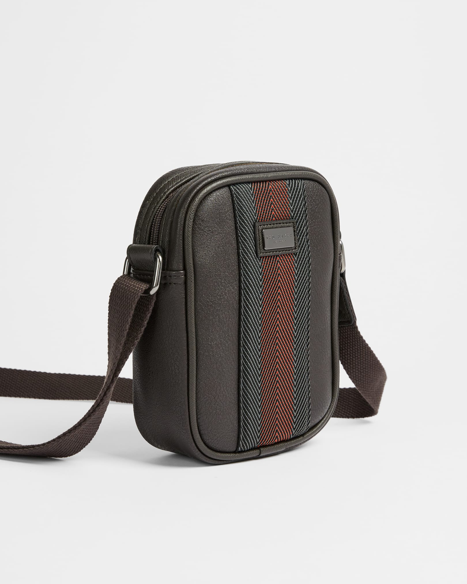 Ted Baker Men Webbing Flight Crossbody - Brn-Choc - One Size / 247173