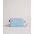 Ted Baker Crossbody - Blue Croc Effect - One Size