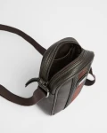 Ted Baker Men Webbing Flight Crossbody - Brn-Choc - One Size / 247173
