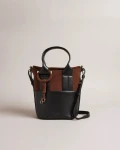 Ted Baker Suede Tote Crossbody - Ryahlin / Black - One Size 259130