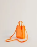 Ted Baker Transparent Nano Icon  Crossbody - Brt-Orange - Sheacon / 275977