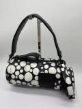 TED BAKER BARREL TOP HANDLE CROSSBODY - BLACK/WHITE - ONE SIZE