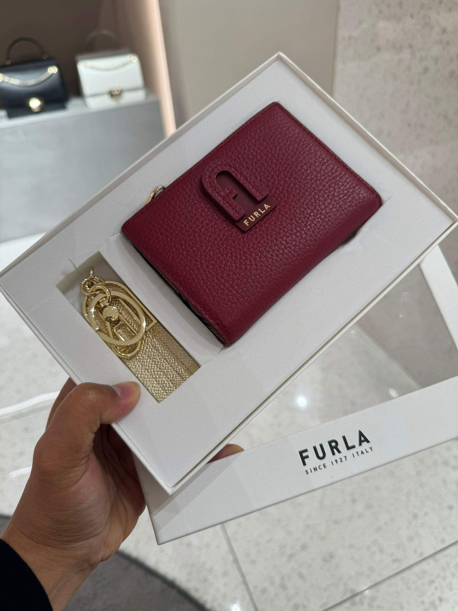 Furla  Dafne Purse / Key Ring Set