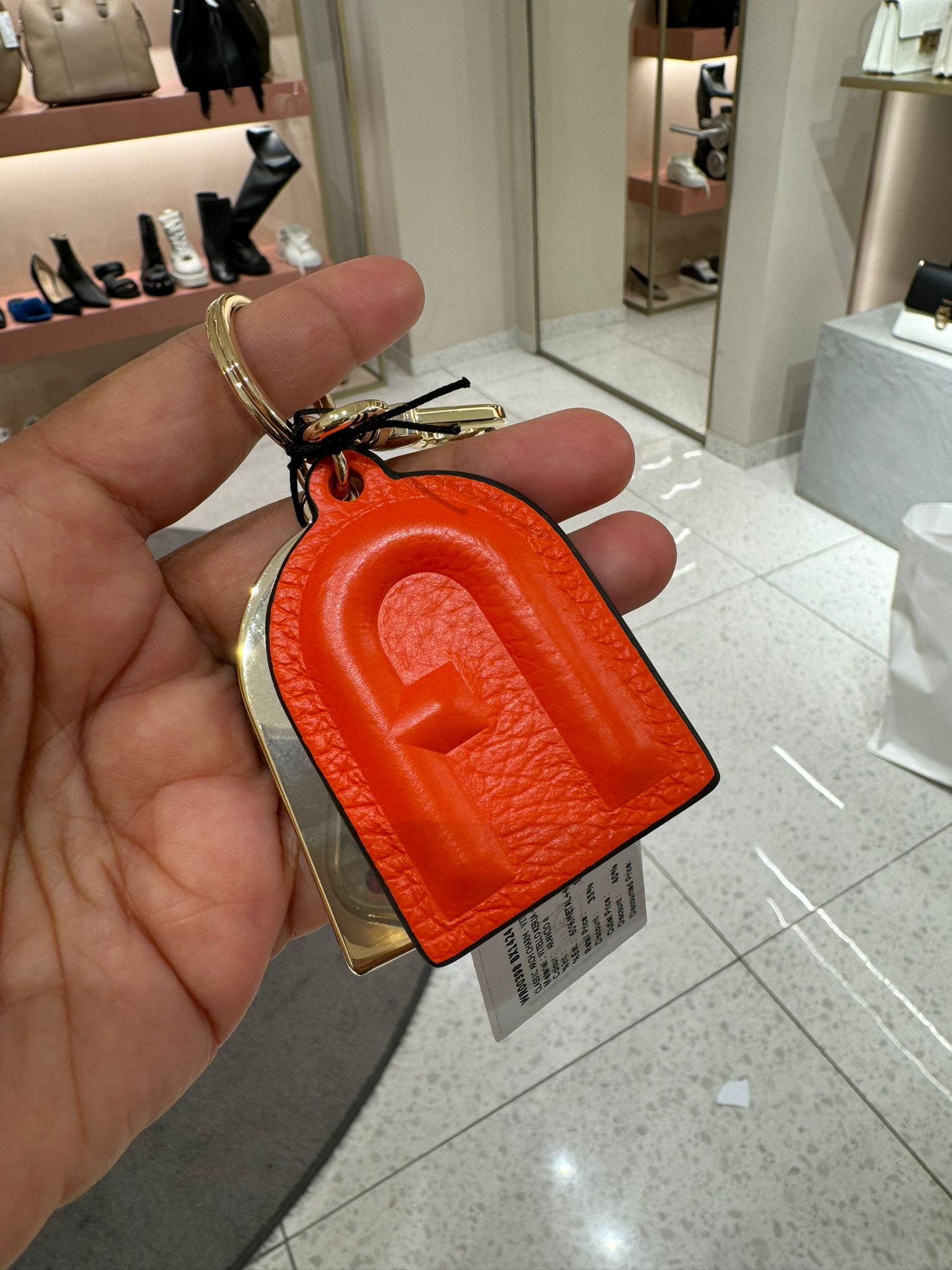 Furla Key Ring - Arancio - One Size