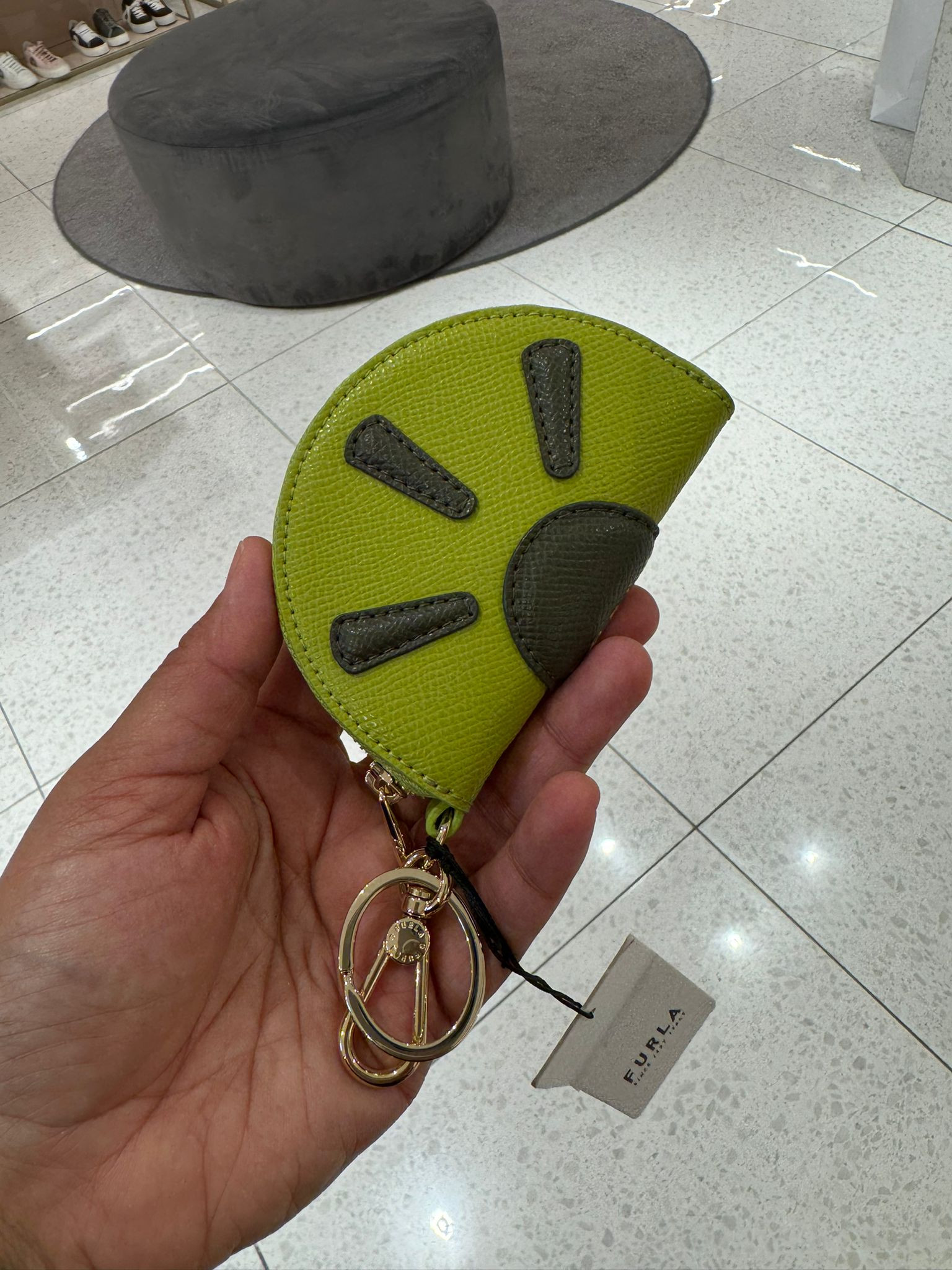 Furla Key Ring/Coin Purse - Avocado Muschi - One Size