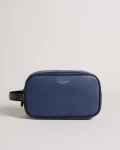 Ted Baker Double Zip Washbag - Blue - One Size