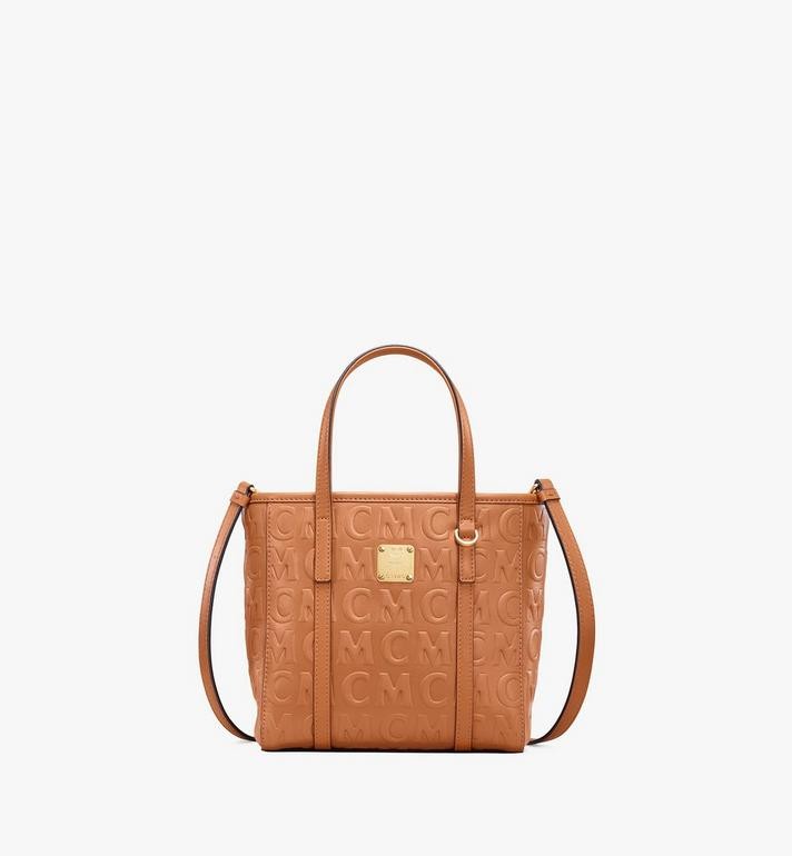 MCM Portuna Shopper Bag - Cognac / Brown - Mini