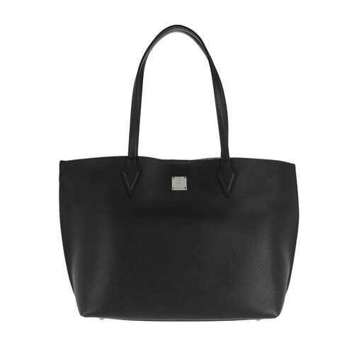 AzuraMart - MCM Portuna Shopper Bag with Pouch - Black - Medium