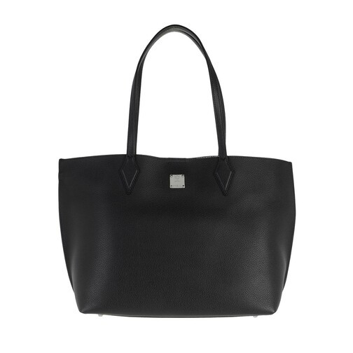 MCM Portuna Shopper Bag with Pouch - Black - Medium