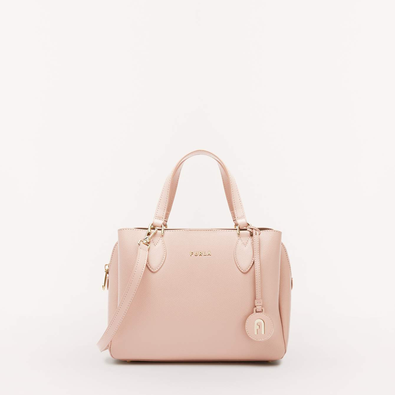 Furla Minerva - Moonstone - Small with long handle