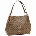 Coach Sig Hallie Hobo - Im/Khaki/Saddle - One Size F80298