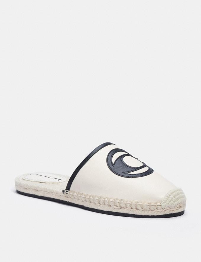 Coach Channing Espadrille C4337 - Chalk - US 9