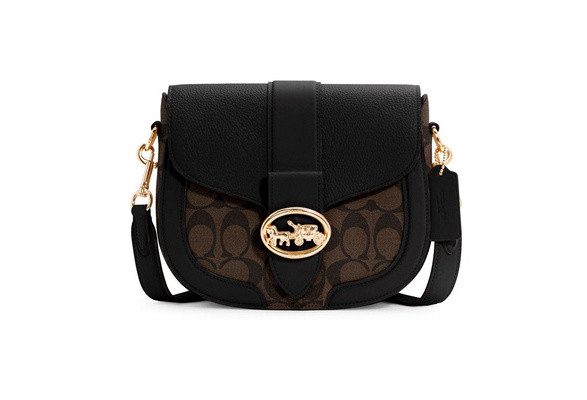 Coach Sig Georgie Crossbody - Im/Brown/Black - Small C2806