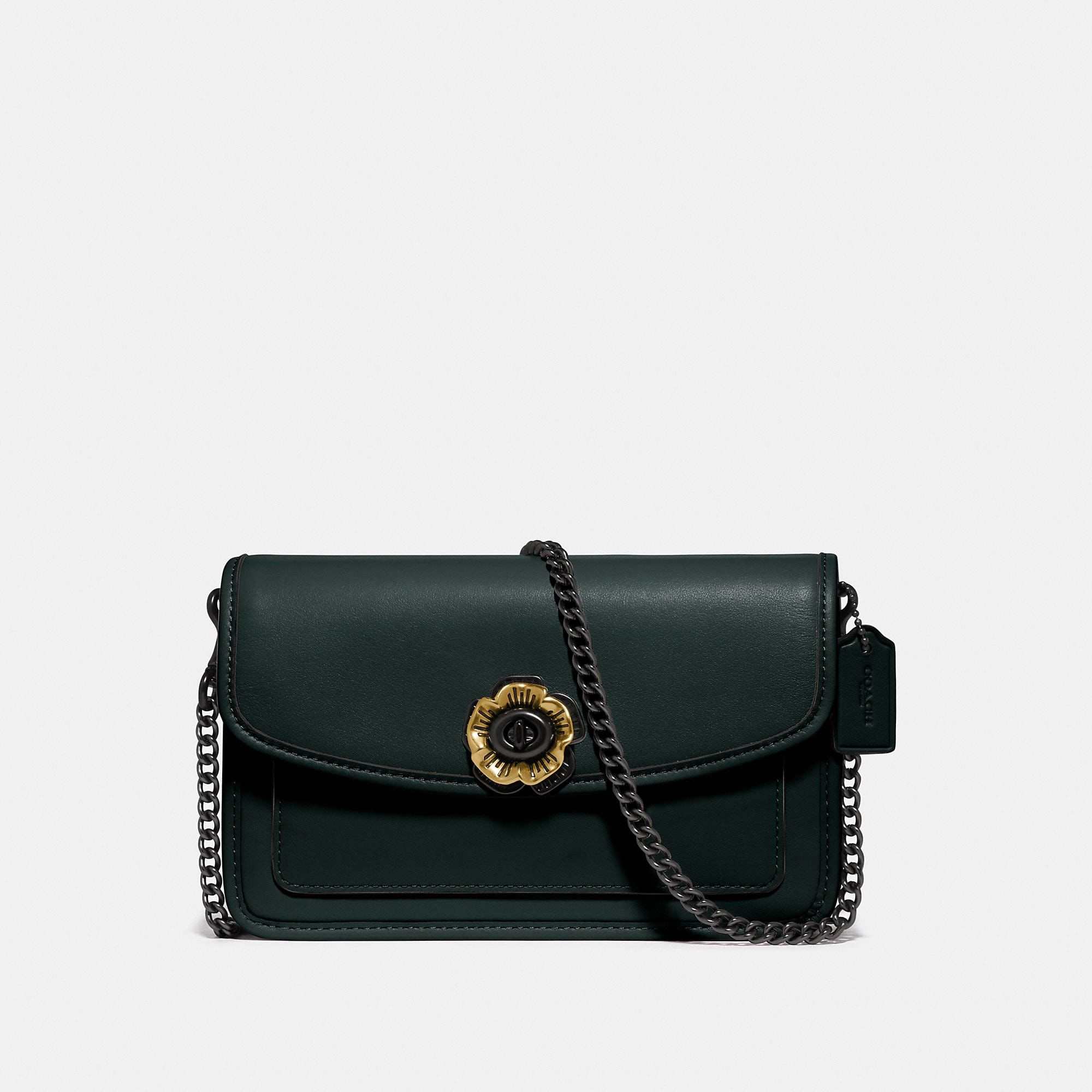 Coach Crossbody - Parker Pewter / Pine Green - One Size