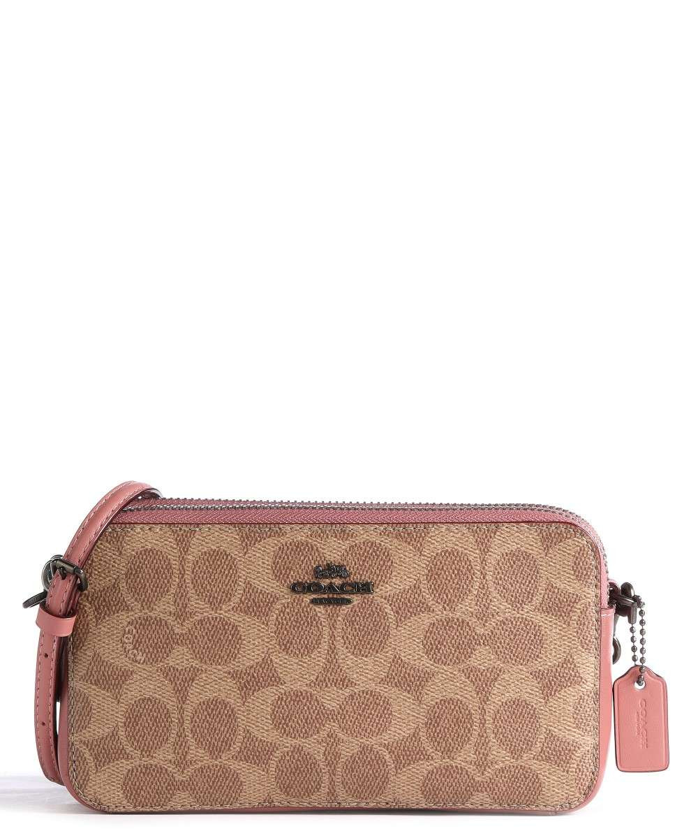 Coach Kira Crossbody - Tan Ink Light Pink - One Size 89399