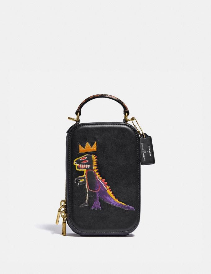 AzuraMart Coach X Jean-Michel Basquiat Alie Camera Bag With Snakeskin  Crossbody Black One Size 6913