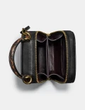 Coach X Jean-Michel Basquiat Alie Camera Bag With Snakeskin Crossbody - Black - One Size / 6913