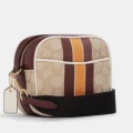 Coach Crossbody - Im/Light Khaki/Wine Multi - Mini 15cm X 12cm X 6cm