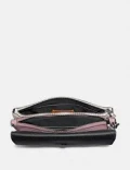 Coach Triple Crossbody In Colorblock - White/Soft Pink/Black - One Size 7 1/2" (L) x 4 3/4" (H)
