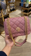 Tory Burch Willa Shoulder Bag - Pink Magnolia - Small / 87863