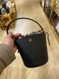 Tory Burch Emerson Bucket Bag - Black - Mini / 86077