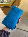 MCM Wrislet/Belt Bag - Deep Lagoon - 20 x 10 cm
