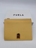 Furla 1927 Card Case/Coins - Crema - One Size