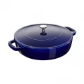 Staub Braiser Chistera/ Sauteuse 126192491B - Dark Blue - 24cm