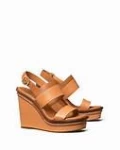 Tory Burch Selby 120m Wedge - Elba Camello/Ambra - Size Us 9