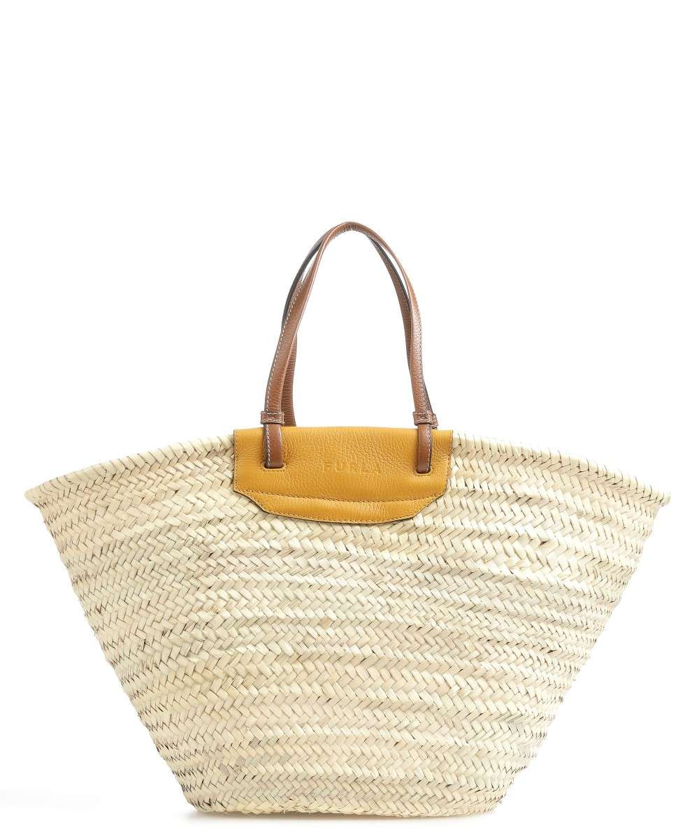 Furla Meraviglia Tote - Toni Natural/Girasole/Cognac - Large