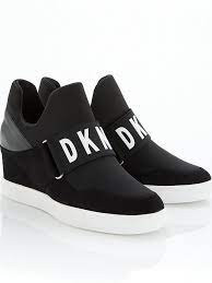 DKNY Slip On Sneakers - Cosmos Nappa Black - US 8/ UK 5.5/ EUR 38.5