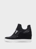 DKNY Slip On Sneakers - Cosmos Nappa Black - US 8/ UK 5.5/ EUR 38.5