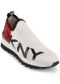 DKNY Slip On Azer Sneakers - White / Red - US 7.5