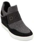 DKNY Slip On Sneakers - Cosmos Grey Black - UK 3.5 / US 6