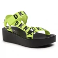 DKNY Multi Strap Ayli Sandal - Neon Green - US 7