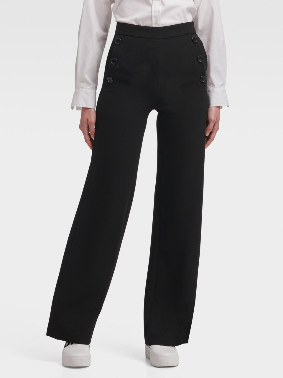 DKNY Trouser - Foundation Wide Leg Sailor - Size 2