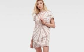 Dkny Dress - Tie Dye Hoodie Sneaker Dress - XXS