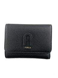 Furla Dafne Tri Fold - Nero/Cognac - Medium