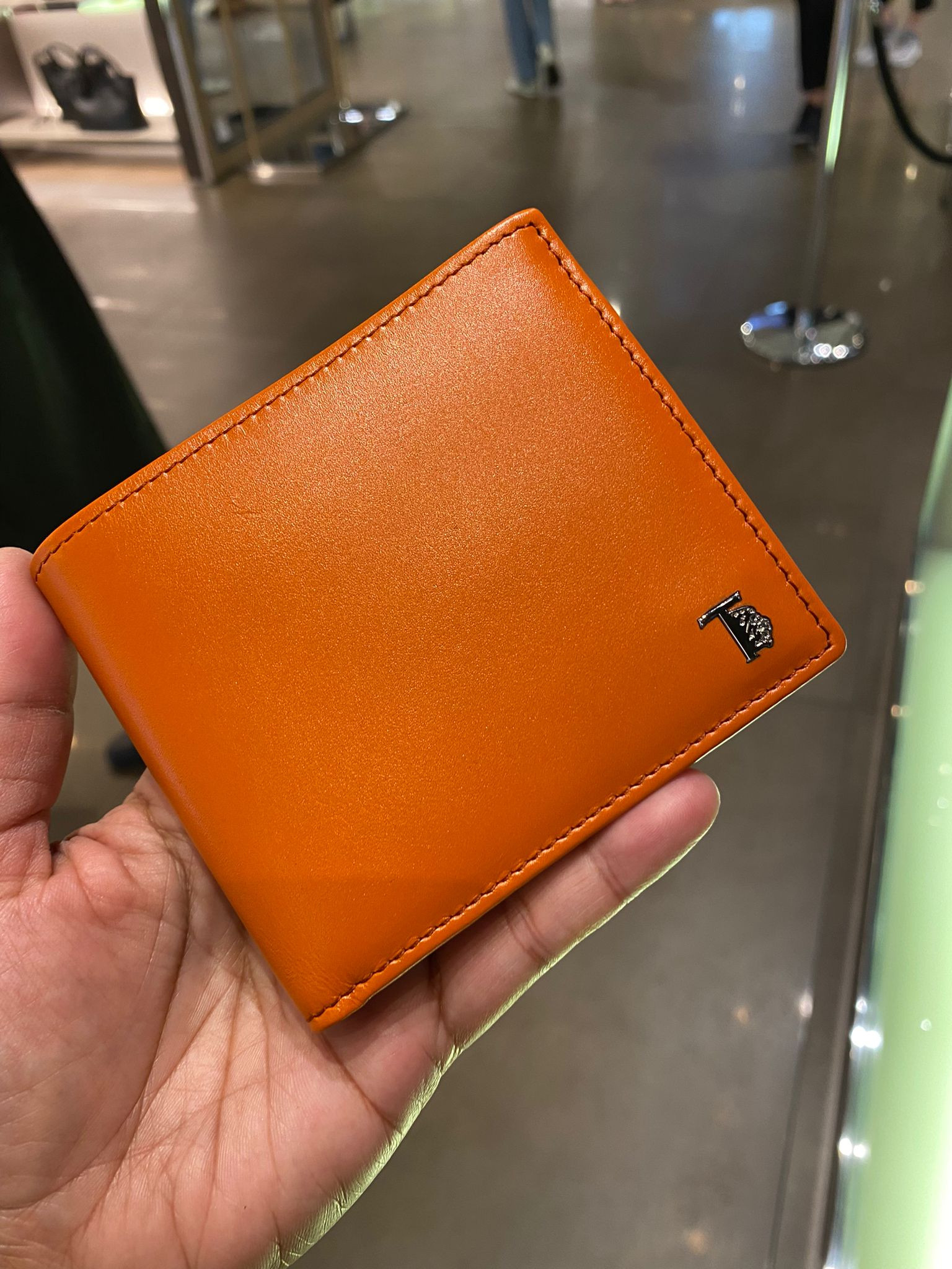 Tod's Men Wallet Foglio Spicci Leoni - Dark Orange - One Size