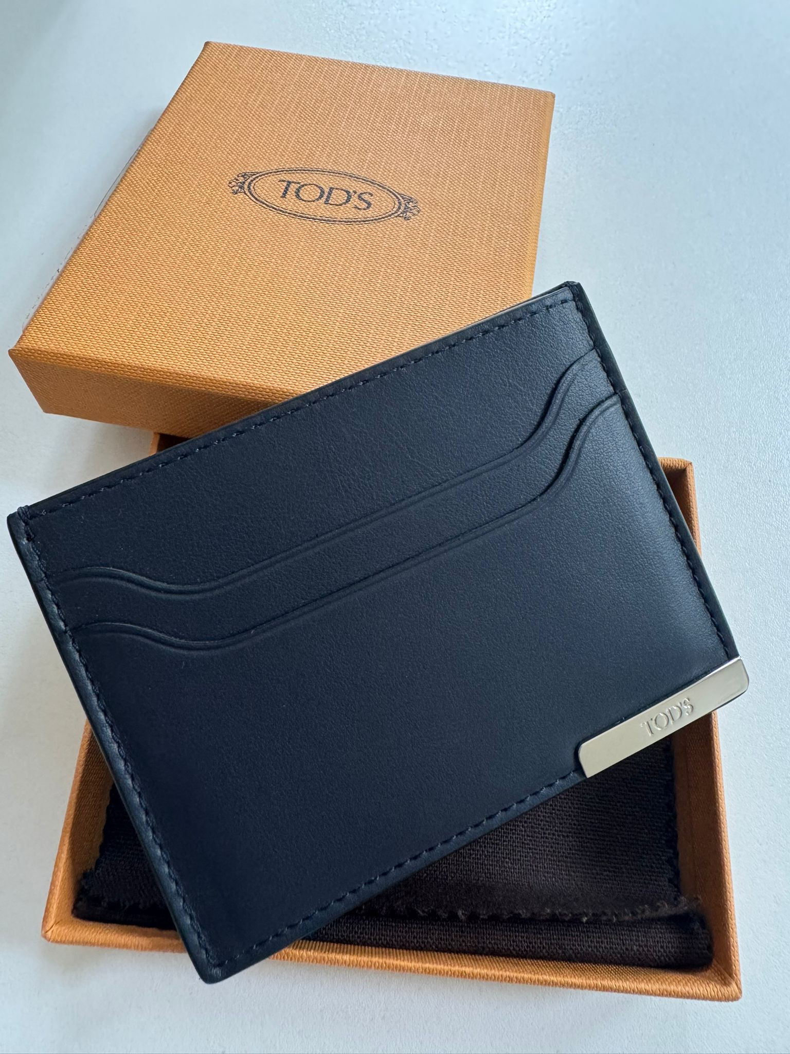 Tod's Card Holder - Navy Blue - XAMBRRF02Z0RORU820